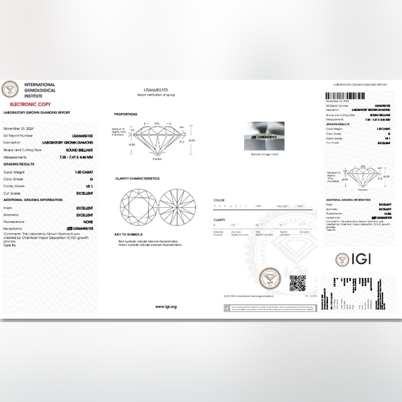 14kt White Gold Lab Diamond Stud Earrings 3.02 CT With CERT NO OFFERS ACCEPTED - Picture 5 of 6